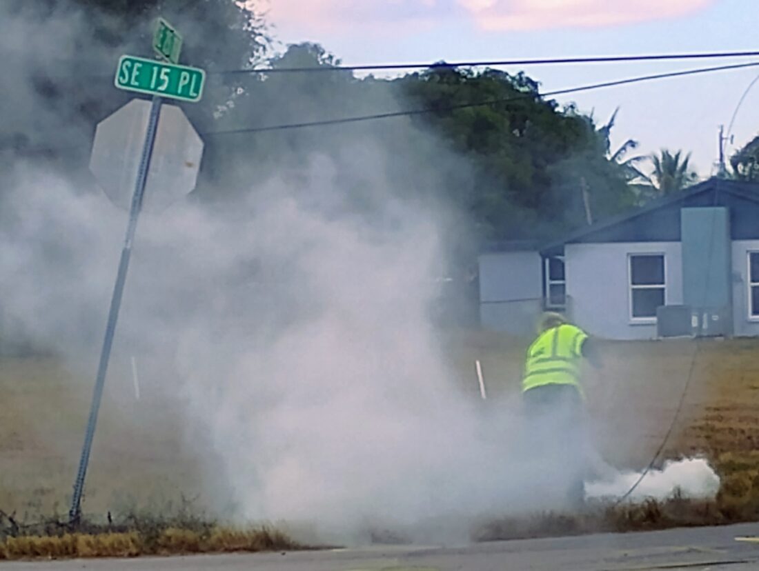 Hit Electric Line Small fire breaks out when truck clips electrical lines - Cape Coral Breeze